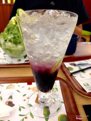 Blueberry soda