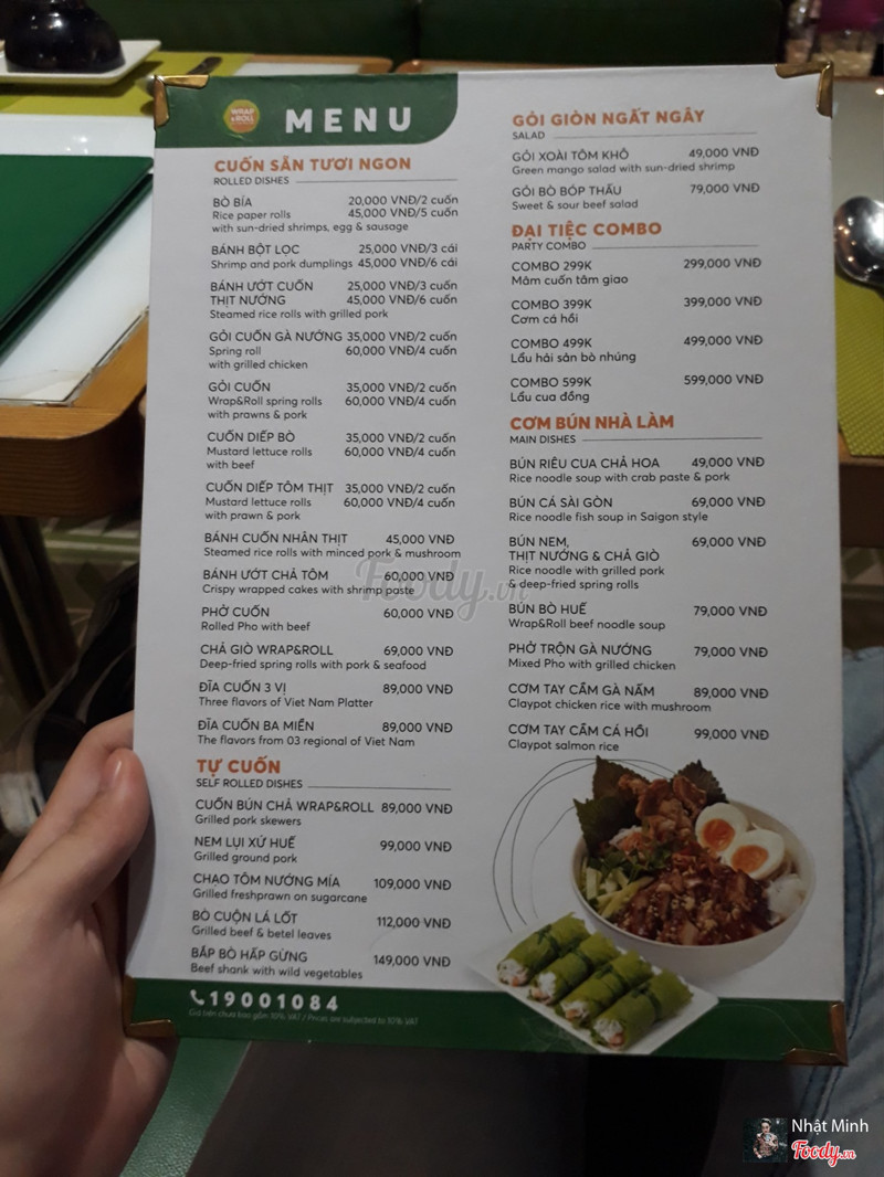 Menu tổng hợp