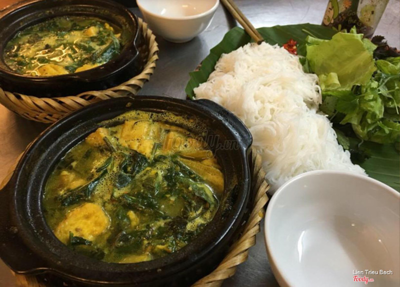 Bún ốc chuối đậu