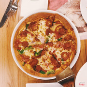 Deluxe pizza size M đế dày