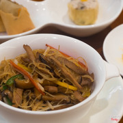 Braised Rice Vermicelli with Shredded Duck. Portion of business set lunch