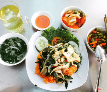 cơm gà xé