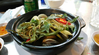 Nghêu hấp sả