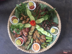 Combo 5 món ( Nai - nhím - lưỡi vịt - bím đà điểu - sườn heo) 