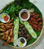 Combo 3 món ( vây cá hồi - nhím - dồi bò) 