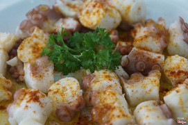 Octopus galician style