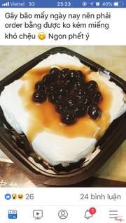 Bánh trà sữa trân châu đường đen 45k