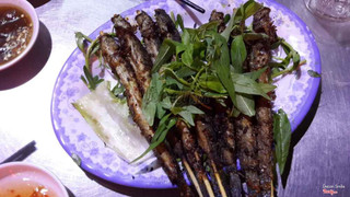 
cá kèo nướng