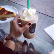 Ice-blended Coffee and Caramel