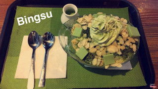 Matcha bingsu