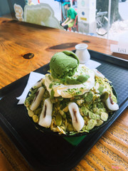 bingsu trà xanh