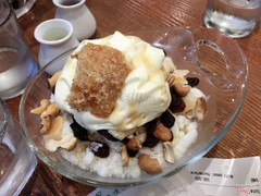 bingsu sốt mật ong