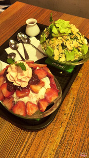 bingsu dâu tây