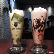 Matcha + Socola ice blended