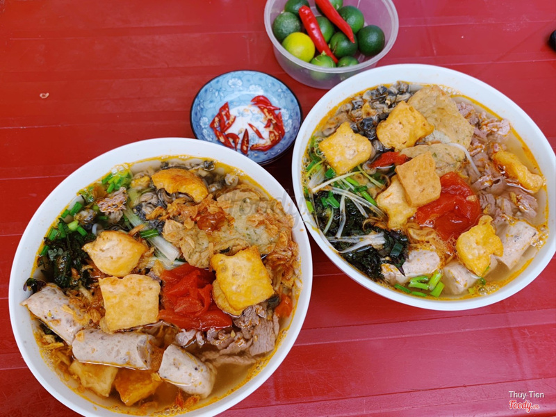 Bún riêu ốc giò chả cá bò (thập cẩm) 40k