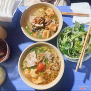 Bún riêu bò giò đậu + thập cẩm