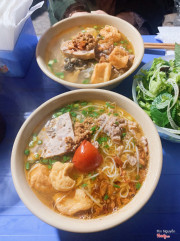 Bún riêu bò giò đậu +thập cẩm