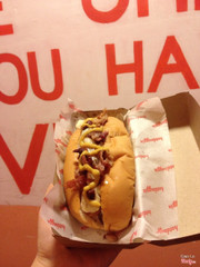 Bacon meets dog