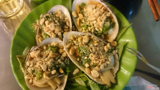 Sò lụa nướng mỡ hành p~