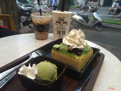 Greentea greenia toast