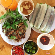 Phở cuốn & chả ngan