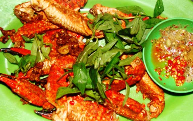 Ốc Biển Quán - Càng Ghẹ Rang Muối