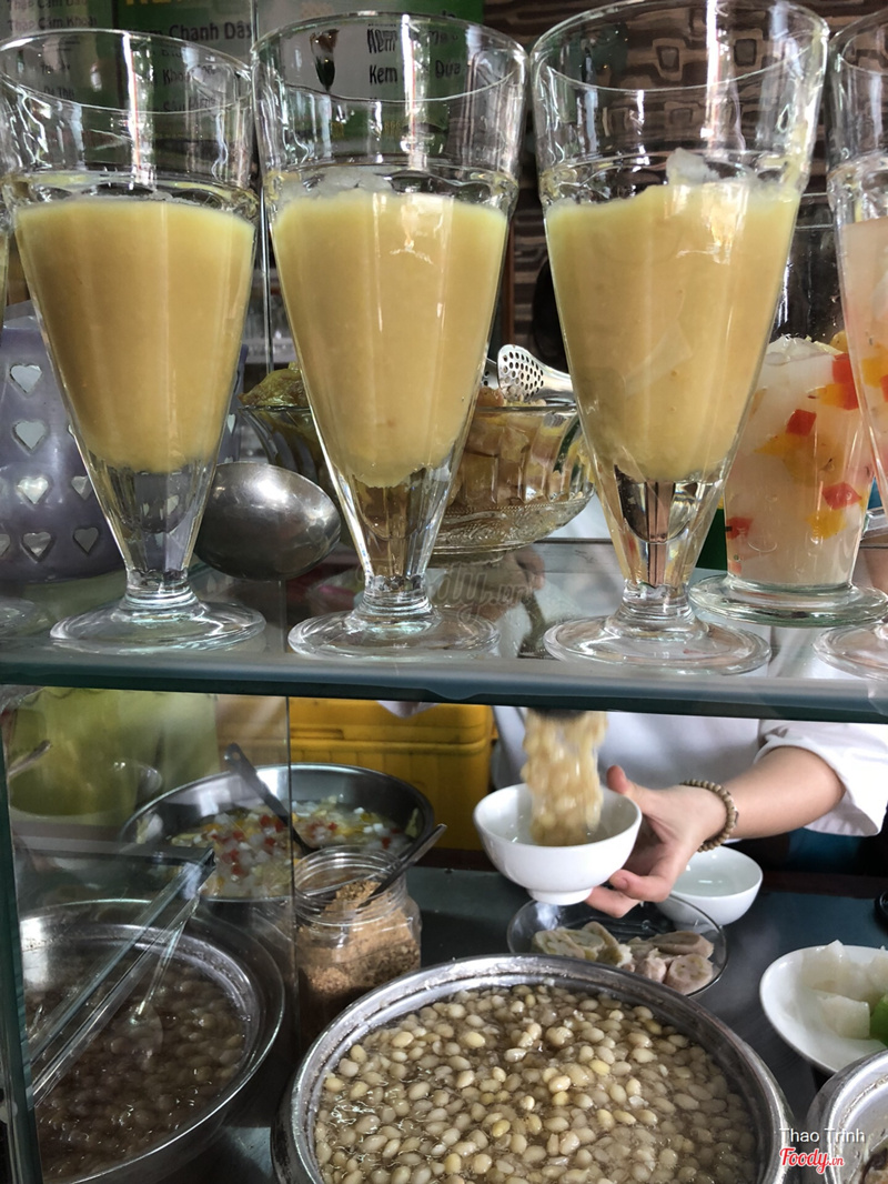 Chè đậu xanh đánh