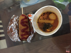 Tokbokki & hot dog xúc xích phô mai