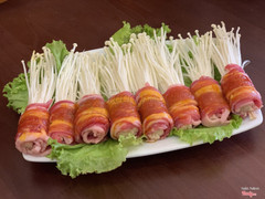 Bò Cuốn Nấm