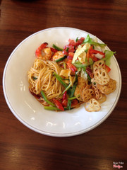Aglio E Olio Spicy Shrimp & Crab Pasta - 230k l