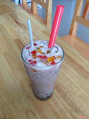 Trà sữa thạch trái cây 