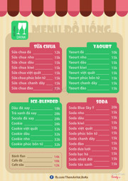 Menu tháng 9