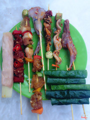 9 món xiên nướng