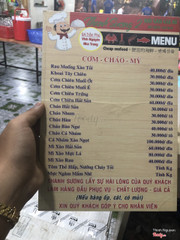 Menu cho khách ở xa khi đặt qua foody