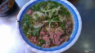 
phở bò tái