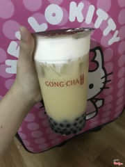 Trà xanh gong cha + chân trâu đen ( size L )