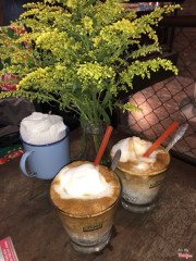 Cafe cốt dừa