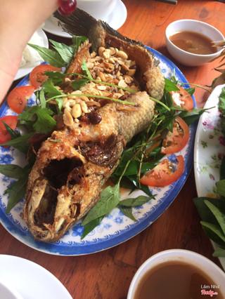 cá lóc nướng sốt me