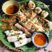 Mẹt bánh Huế thập cẩm và nem chả