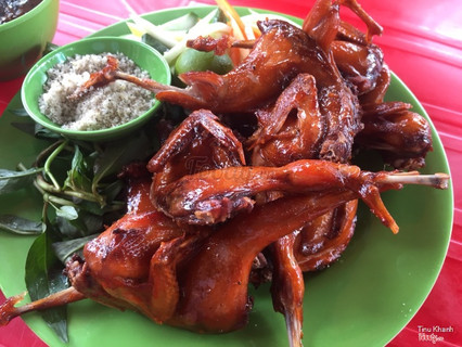 Cút chiên, chân gà