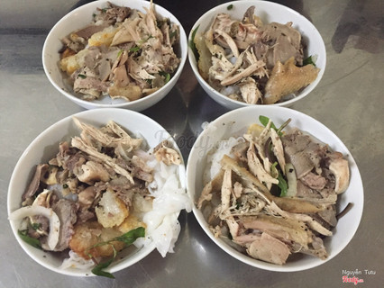 bánh ướt lòng gà