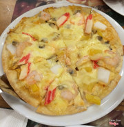 Pizza hải sản size M đế mỏng