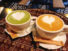 Matcha latte &amp; Capuccino