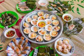 Bánh bèo + bánh lọc + bánh nậm