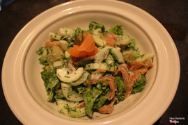 Smoked salmon salad