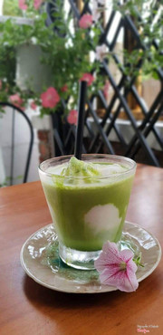 Matcha sữa dừa