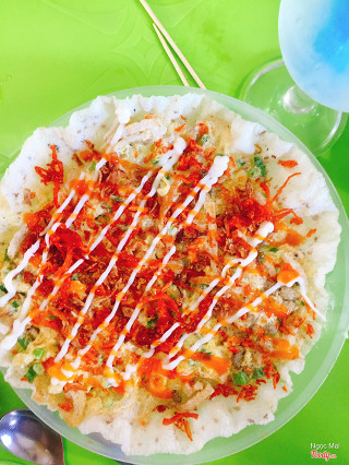 bánh tráng trứng