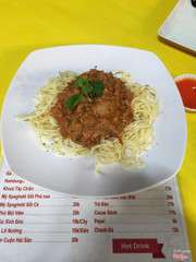 Mì spagetti sốt tương cà