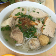 Bún mọc sườn 