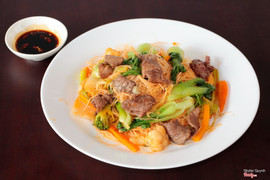 Bún gạo xào bò